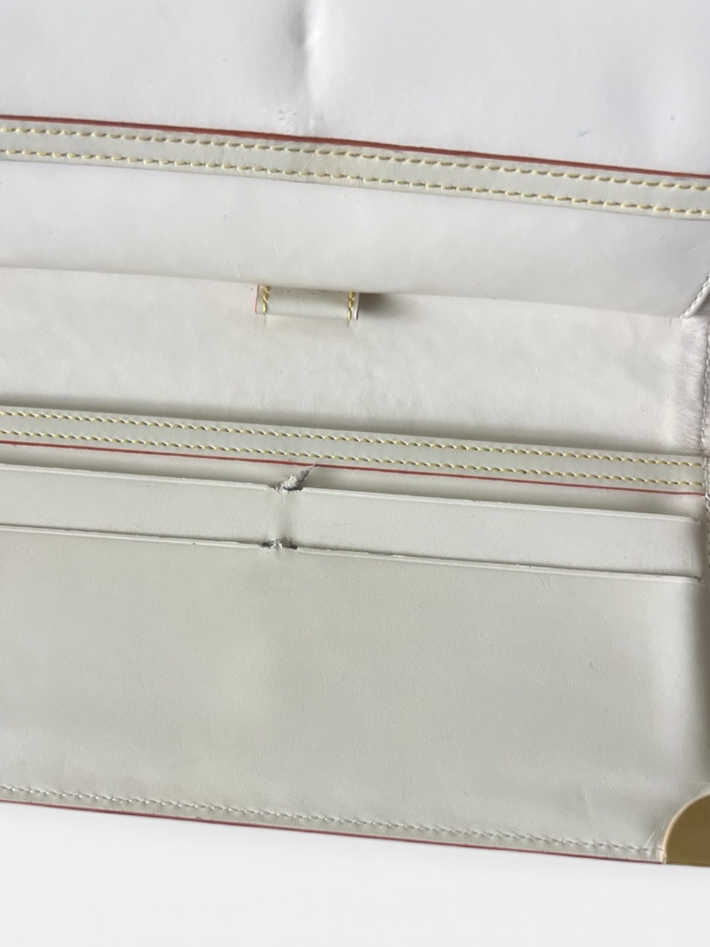 Louis Vuitton Suhali Le Fabuleux White Bag + Wallet Set Authentic Receipt 2005 - Picture 9 of 13